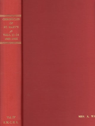 Item #21237 Chronicles of St. Mary's: Vols. 11-14: 1963-1966. St. Mary's County Historical Society