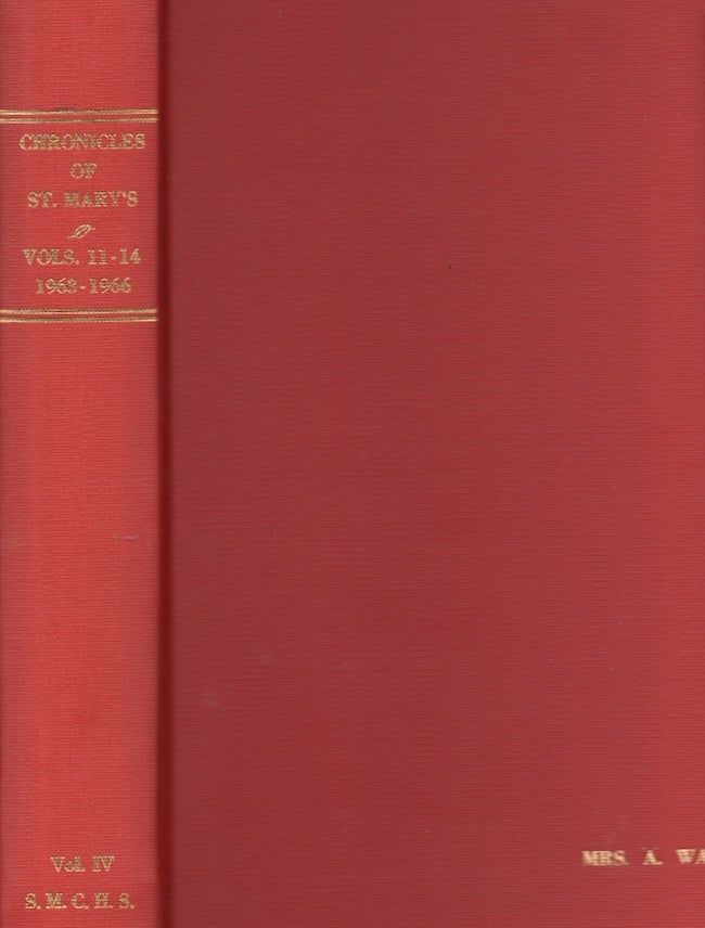 Item #21237 Chronicles of St. Mary's: Vols. 11-14: 1963-1966. St. Mary's County Historical Society.
