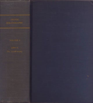 Item #21384 Arctic Bibliography: Volume 2. Marie Tremaine