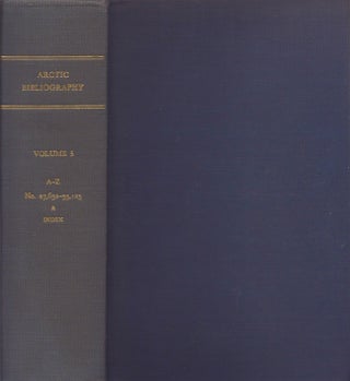 Item #21387 Arctic Bibliography: Volume 5. Marie Tremaine
