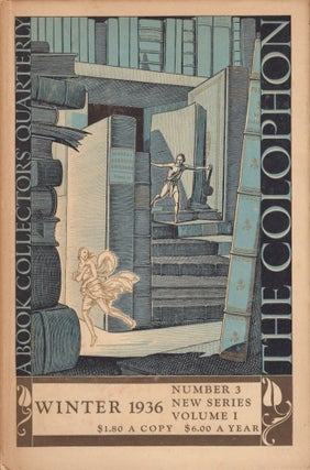 Item #21484 The Colophon new series A Quarterly for Bookmen. Winter 1936. Elmer Adler, Alfred...