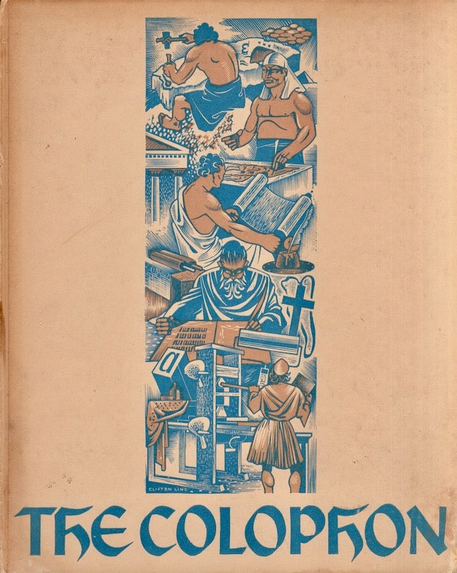 Item #21489 The Colophon New Graphic Series Number Three. Frederick B. Jr. Adams, Elmer Adler, Alfred Stanford, John T. Winterich.