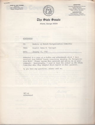 The Report of the DeKalb County Government Reorganization Commission 1979