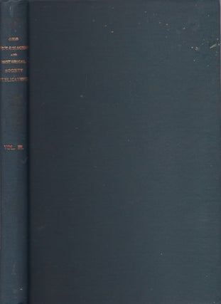 Item #22233 Ohio Archaeological and Historical Publications, Volume III. Fred J. Heer