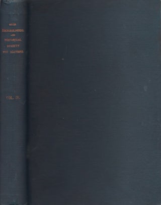 Item #22234 Ohio Archaeological and Historical Publications, Volume IV. Fred J. Heer