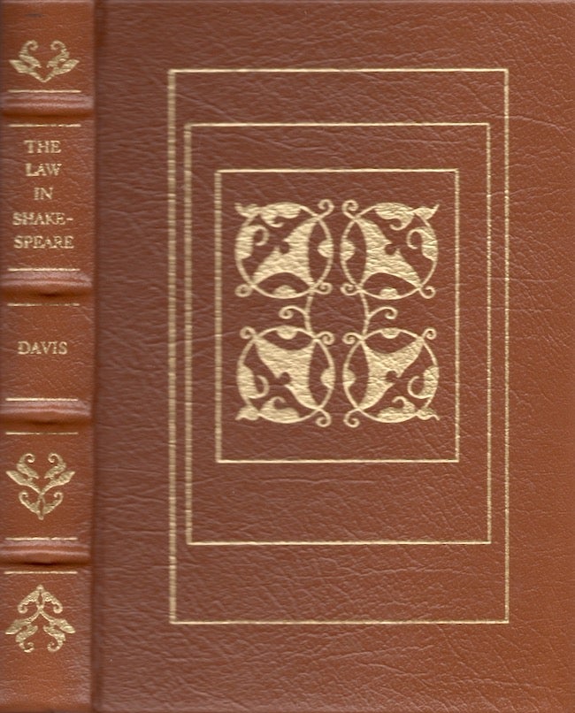 Item #22366 The Law in Shakespeare. Cushman K. Davis.