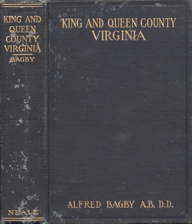 Item #22397 King and Queen County, Virginia. Alfred Bagby.