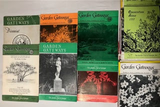Item #22518 Lot of (29) 1950's Garden Gateways Published by the Garden Club of Georgia: Recording...