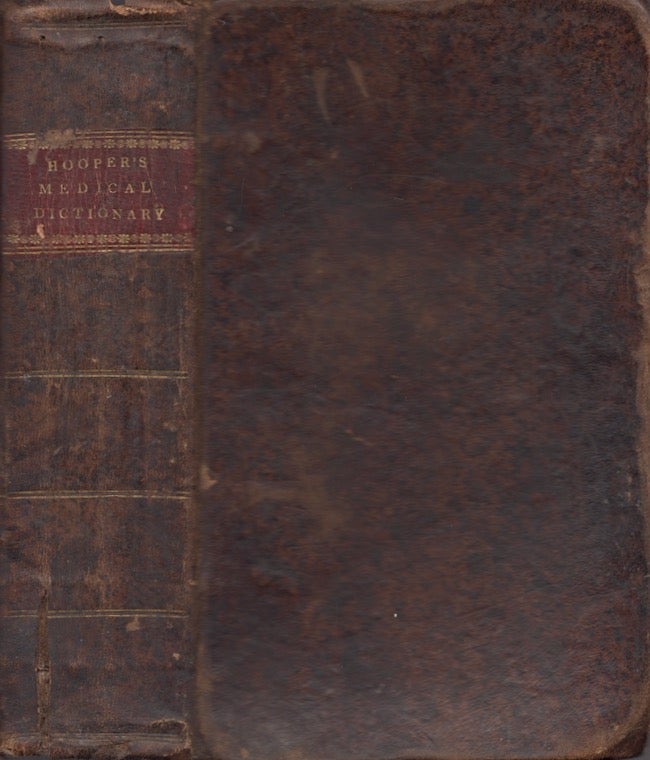 Item #22639 Hooper's Medical Dictionary. Robert Hooper.