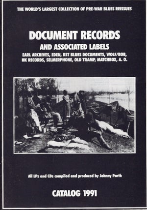 Item #23139 Document Records and Associated Labels Catalog 1991. Document Records, Associated Labels