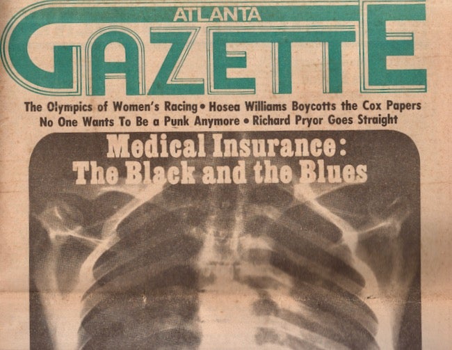 Item #23221 Atlanta Gazette March 24, 1978. Atlanta Gazette, Rich O' Neill.