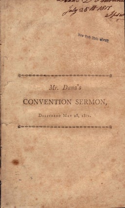 Item #23944 A Sermon Delivered Before the Annual Convention of the Congregational Ministers of...