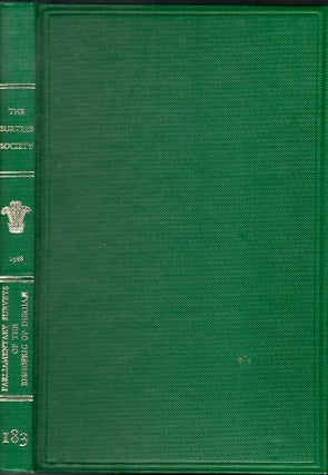 Item #24313 Parliamentary Surveys of the Bishopric of Durham. Volume I. The Surtees Society, D....