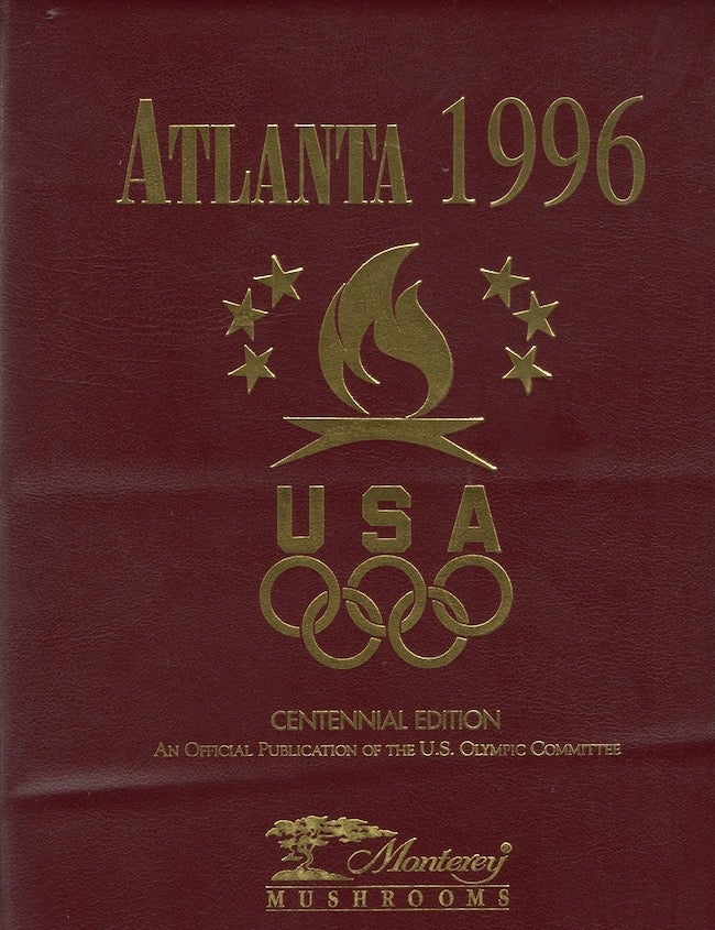 Item #24490 Atlanta 1996. U S. Olympic Committee.