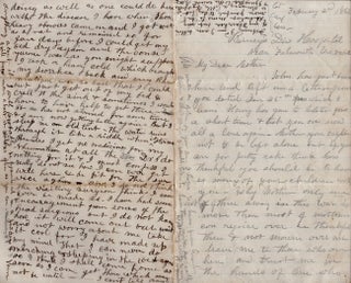 Item #24531 February 2, 1863 Civil War Soldier Letter written from Birney's Div. Hospital near...