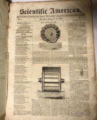 Item #24756 The Scientific American. The Advocate of Industry, and Journal of Scientific,...