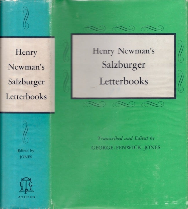 Item #25080 Henry Newman's Salzburger Letterbooks. George Fenwick Jones, Transcriber.