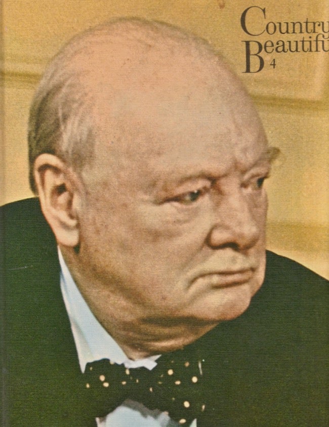 Item #25162 A Man of Destiny Winston S. Churchill. of Country Beautiful.