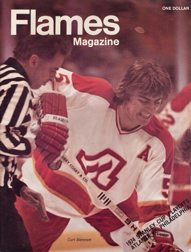Item #25190 [4] NHL Atlanta Flames Hockey Programs 1973-74. Atlanta Flames.