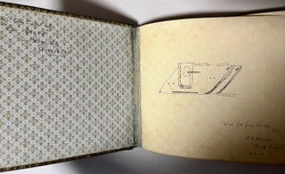 World War I English Sketch, Autograph, and Memory Book of Miss Ethel E. J. Clarke with original Art
