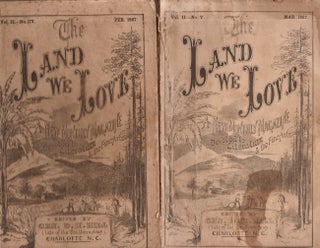 Land We Love. A New Monthly Magazine Devoted to Literature & the Fine Arts. [AND] the New Eclectic Magazine. Misc. group of 12 misc. issues from 1866-1869