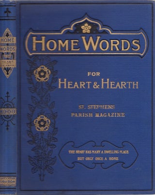Item #26128 Home Words For Heart and Hearth. Rev. Charles Bullock