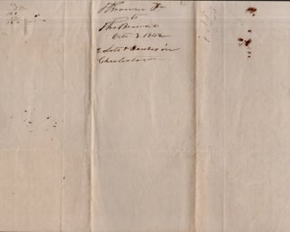 1842 Charlestown manuscript land document concerning two lots & houses. One Tract of land is "Situated on Bunker Hill."