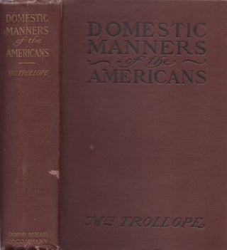 Item #26226 Domestic Manners of Americans. Trollope Mrs