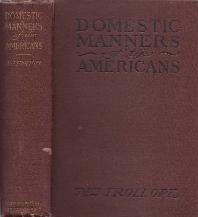 Item #26226 Domestic Manners of Americans. Trollope Mrs.