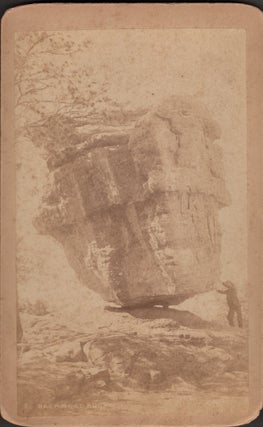 Item #26242 Vintage Photograph of "Balanced Rock" From U.S. Signal Station Summit of Pike's Peak,...