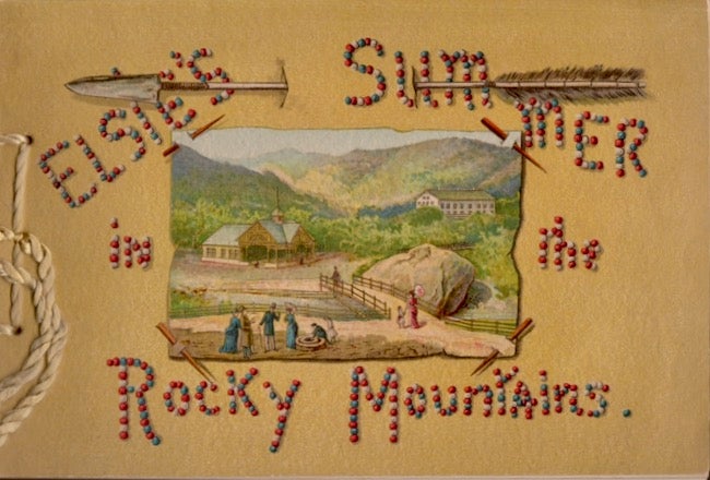 Item #26392 Elsie's Trip in the Rocky Mountains. Miss E. Davis.