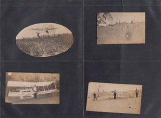 Item #26423 17 Original Unpublished Early Aviation Photos (Circa 1908-1910). Burtcel Edgar Williams