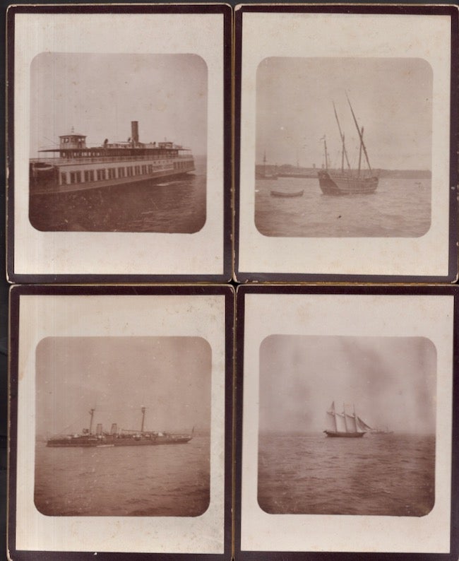 Item #26507 7 Vintage Photographs of Man of War Ships and others. Ships, Man of War.
