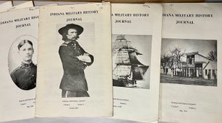 Item #26547 Indiana Military Journal History. 9 misc. issues from May, 1981 to October, 1986....