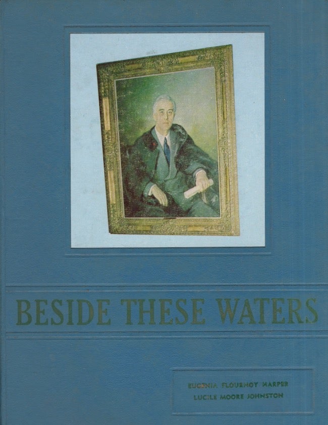 Item #26590 Beside These Waters. Eugenia Flournoy Harper, Lucile Moore Johnston, Original music and arrangements.