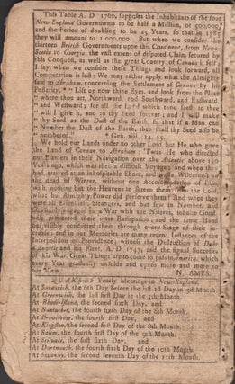 An Astronomical Diary: Or, Almanack For the Year of our Lord Jesus Christ, 1763. Being Bissextile or Leap Year. Calculated for the Meridian of Boston, New England, Lat. 42 Deg. 25 Min. North.