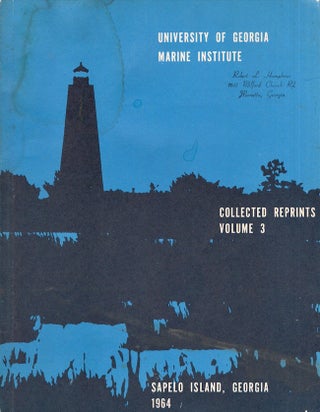Item #26768 University of Georgia Marine Institute Sapelo Island, Georgia: Collected Reprints...