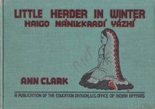 Item #26959 Little Herder in Winter. Ann Clark