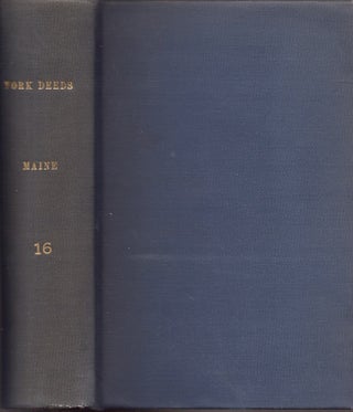 Item #27140 York Deeds Book XVI. Maine Genealogical Society