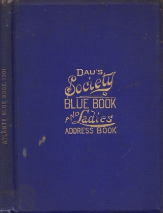 Item #27401 The Atlanta Society Blue Book Elite Family Directory. Club Membership. November,...