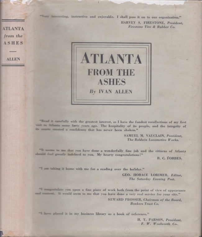 Item #27459 Atlanta From the Ashes. Ivan Allen.