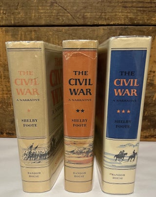 Item #27943 The Civil War A Narrative. Three Volumes. Shelby Foote