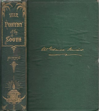 Item #27965 War Poetry of the South. William Gilmore LL D. Simms