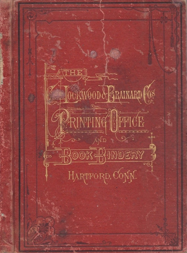 Item #28204 A Sketch Descriptive of the Printing-Office and Book-Bindery of The Case, Lockwood & Brainard Co. Lockwood Case, Brainard Company.