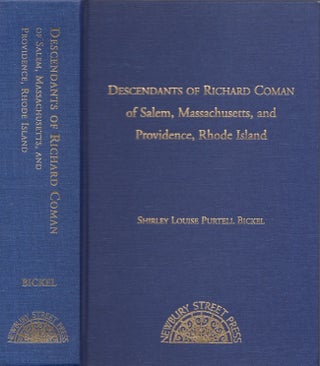 Item #28364 Descendants of Richard Coman of Salem, Massachusetts, and Providence, Rhode Island....