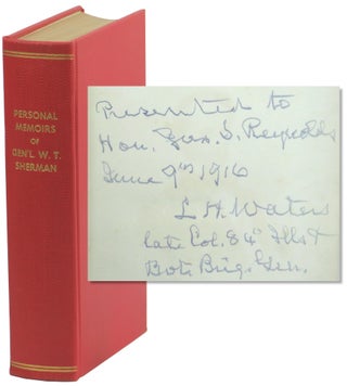 Item #28439 Memoirs of Gen. W. T. Sherman, Written by Himself, With An Appendix, Bringing His...