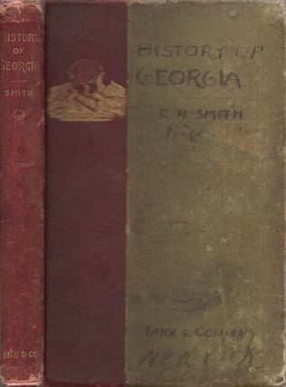 Item #28450 History of Georgia. Charles H. Smith, Bill Arp