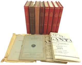 Item #28524 Atlanta Historical Bulletin. Misc. volumes. Atlanta Historical Society