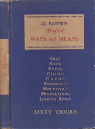 Item #28904 Magical Ways and Means Sixty Tricks. Al Baker
