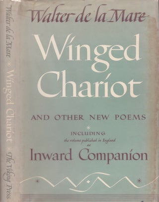 Item #28910 Winged Chariot and Other New Poems. Walter de la Mare